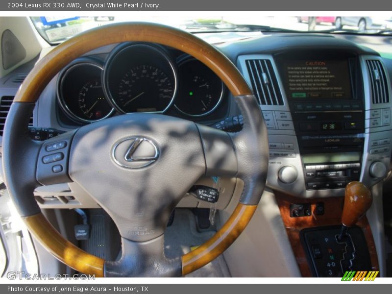 Crystal White Pearl / Ivory 2004 Lexus RX 330 AWD