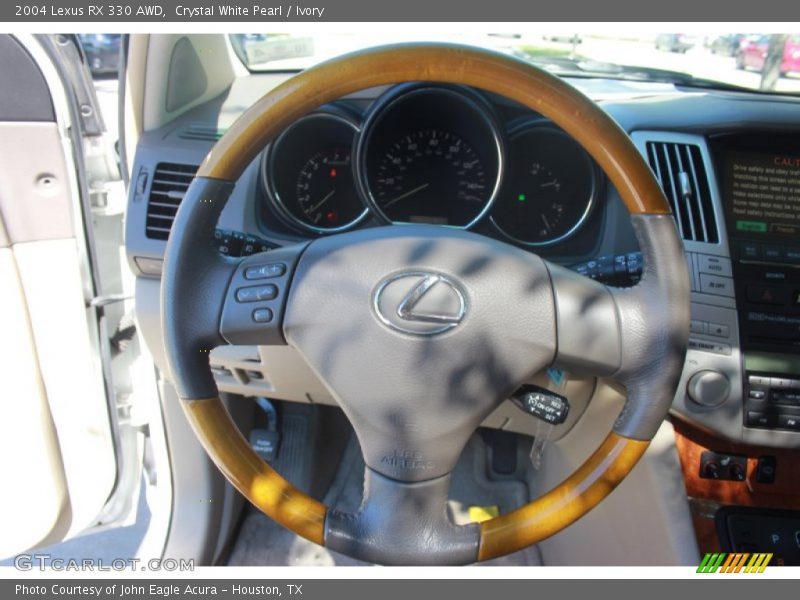 Crystal White Pearl / Ivory 2004 Lexus RX 330 AWD