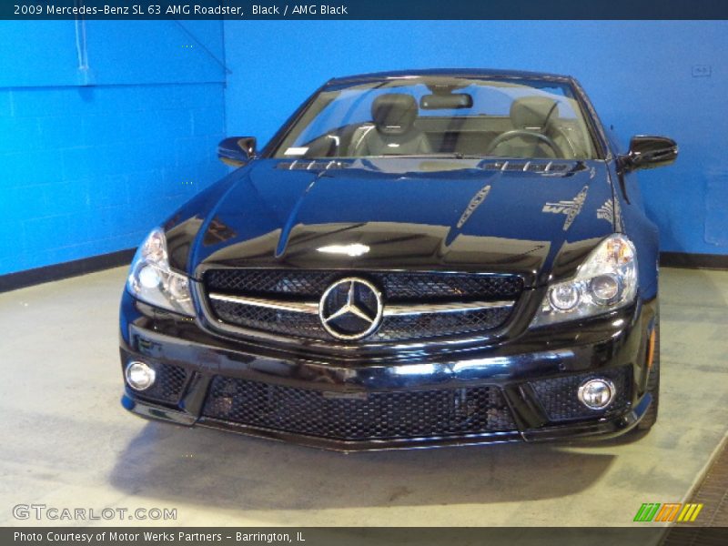 Black / AMG Black 2009 Mercedes-Benz SL 63 AMG Roadster