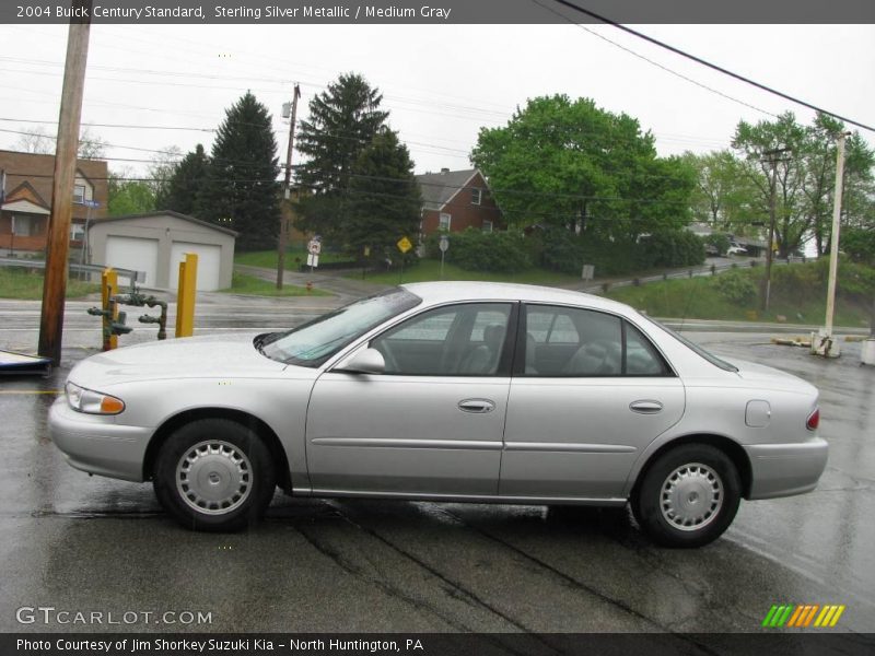 Sterling Silver Metallic / Medium Gray 2004 Buick Century Standard