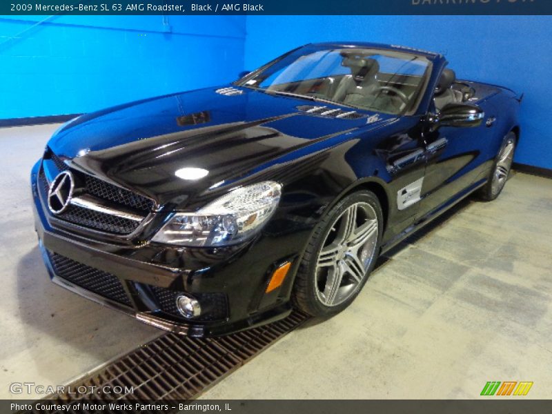 Black / AMG Black 2009 Mercedes-Benz SL 63 AMG Roadster