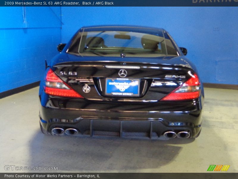 Black / AMG Black 2009 Mercedes-Benz SL 63 AMG Roadster