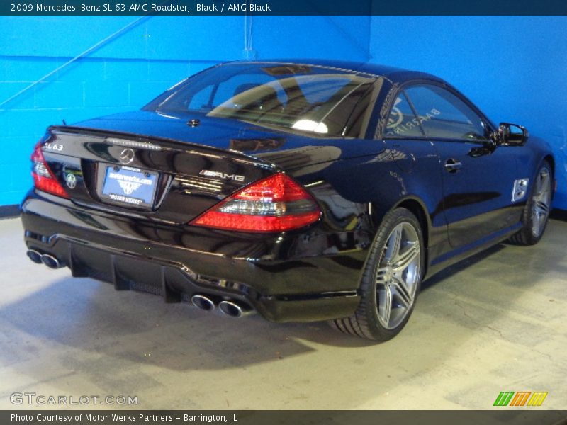 Black / AMG Black 2009 Mercedes-Benz SL 63 AMG Roadster