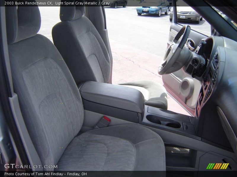 Light Spiral Gray Metallic / Gray 2003 Buick Rendezvous CX