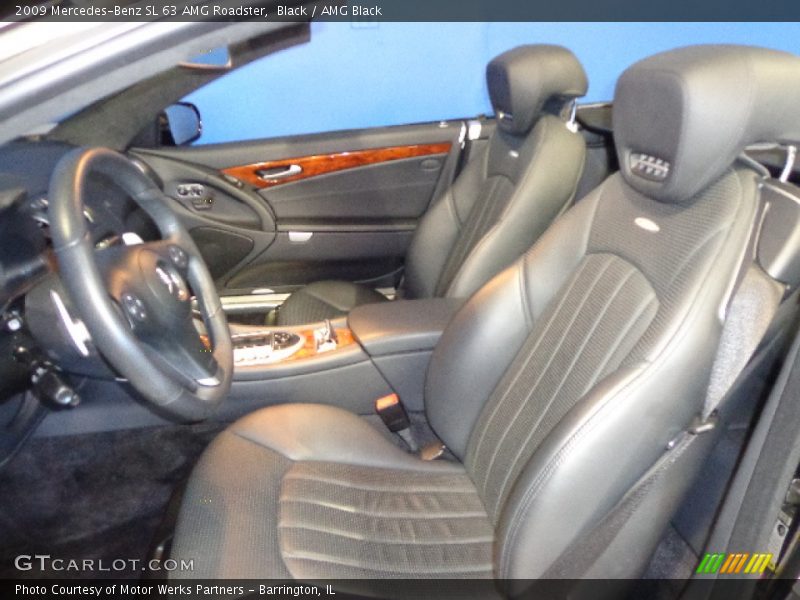 Black / AMG Black 2009 Mercedes-Benz SL 63 AMG Roadster
