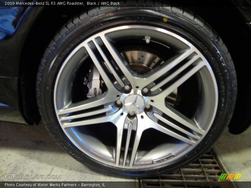 Black / AMG Black 2009 Mercedes-Benz SL 63 AMG Roadster