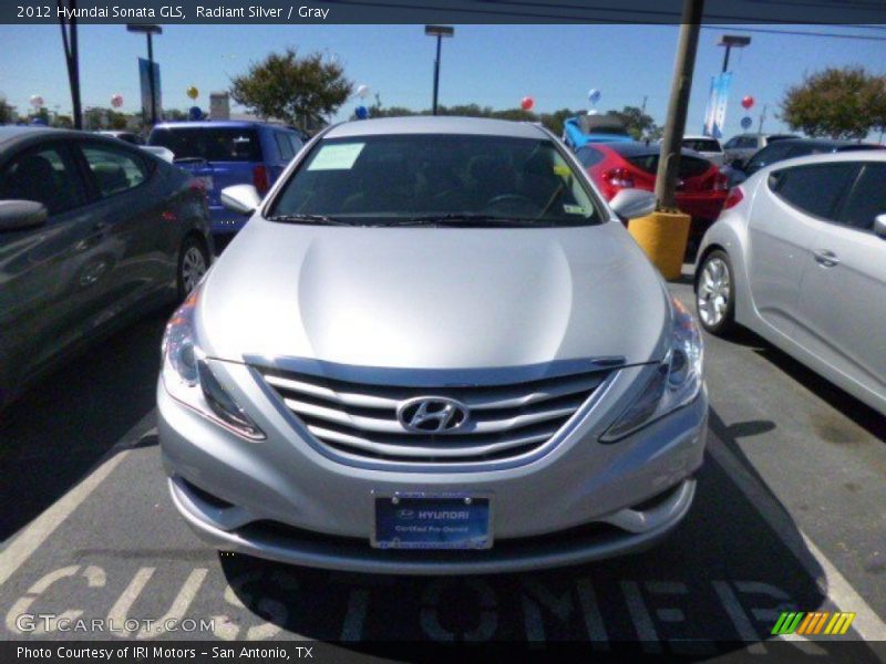 Radiant Silver / Gray 2012 Hyundai Sonata GLS
