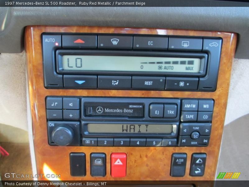 Ruby Red Metallic / Parchment Beige 1997 Mercedes-Benz SL 500 Roadster