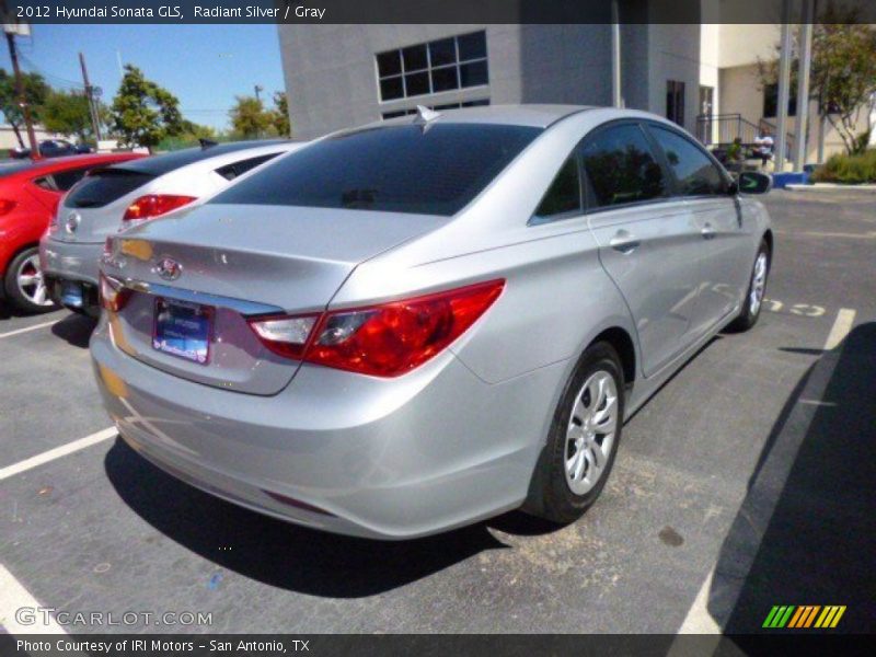 Radiant Silver / Gray 2012 Hyundai Sonata GLS