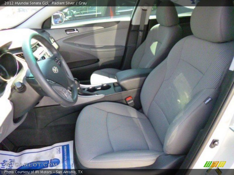 Radiant Silver / Gray 2012 Hyundai Sonata GLS