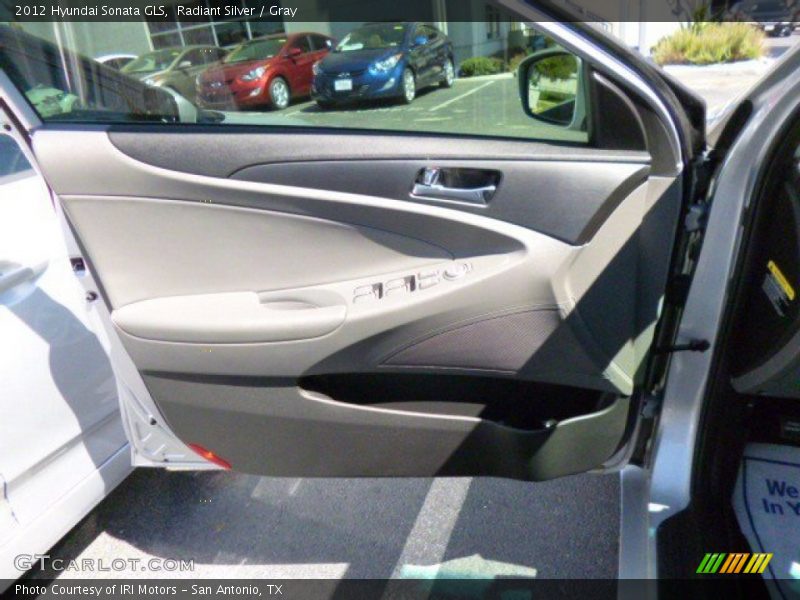 Radiant Silver / Gray 2012 Hyundai Sonata GLS