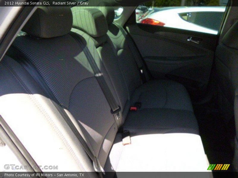 Radiant Silver / Gray 2012 Hyundai Sonata GLS
