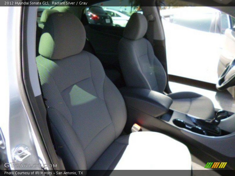 Radiant Silver / Gray 2012 Hyundai Sonata GLS