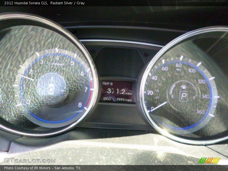 Radiant Silver / Gray 2012 Hyundai Sonata GLS