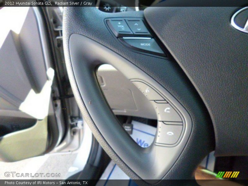 Radiant Silver / Gray 2012 Hyundai Sonata GLS