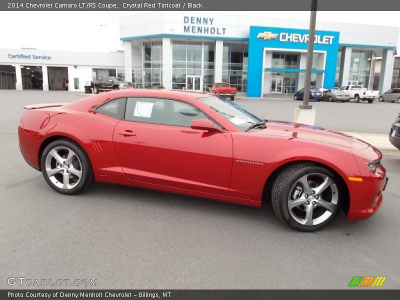 Crystal Red Tintcoat / Black 2014 Chevrolet Camaro LT/RS Coupe