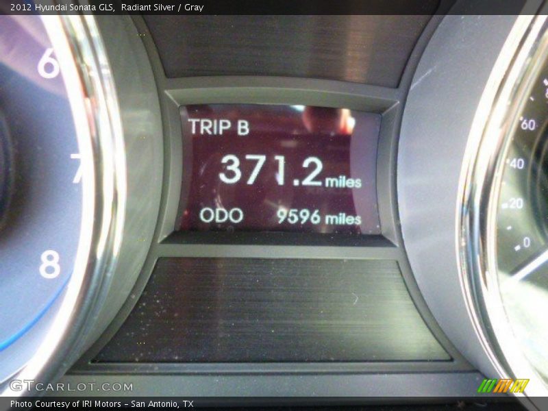 Radiant Silver / Gray 2012 Hyundai Sonata GLS