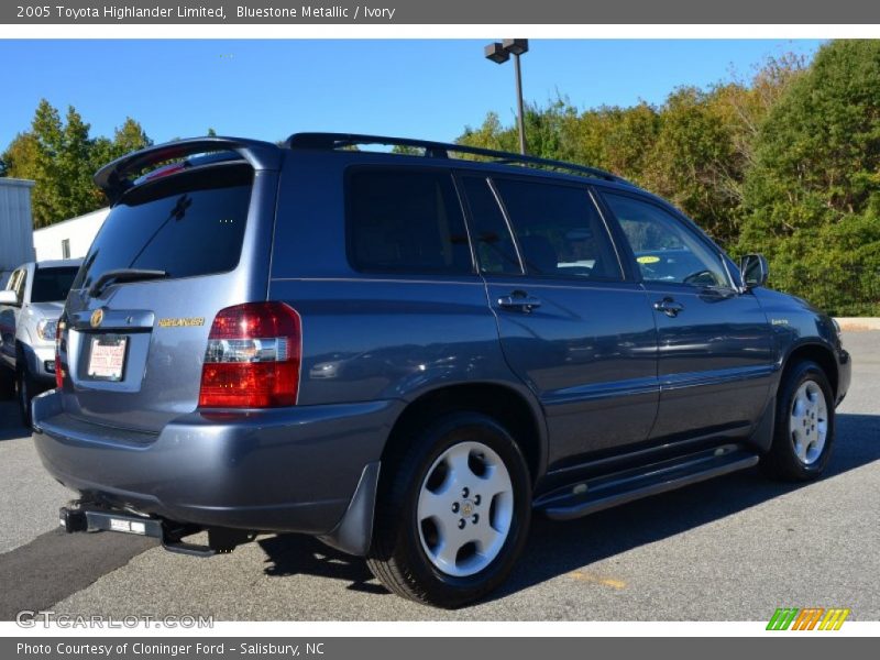 Bluestone Metallic / Ivory 2005 Toyota Highlander Limited