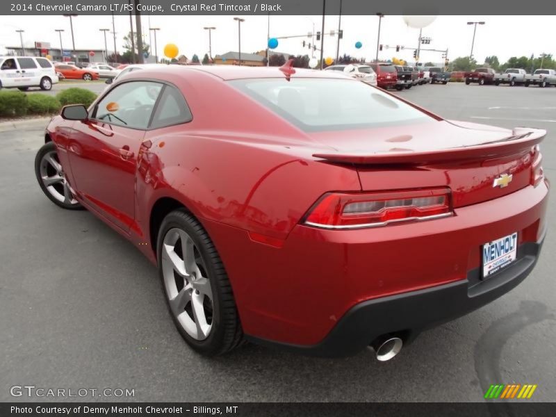 Crystal Red Tintcoat / Black 2014 Chevrolet Camaro LT/RS Coupe