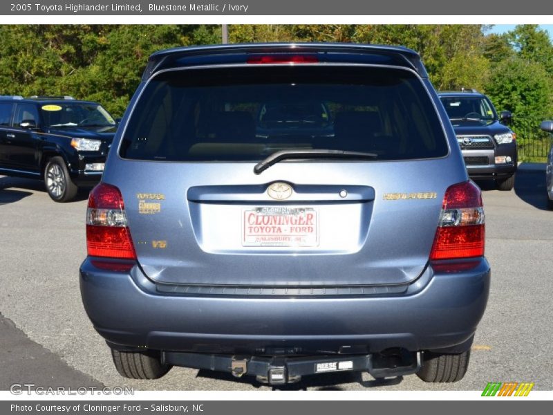 Bluestone Metallic / Ivory 2005 Toyota Highlander Limited