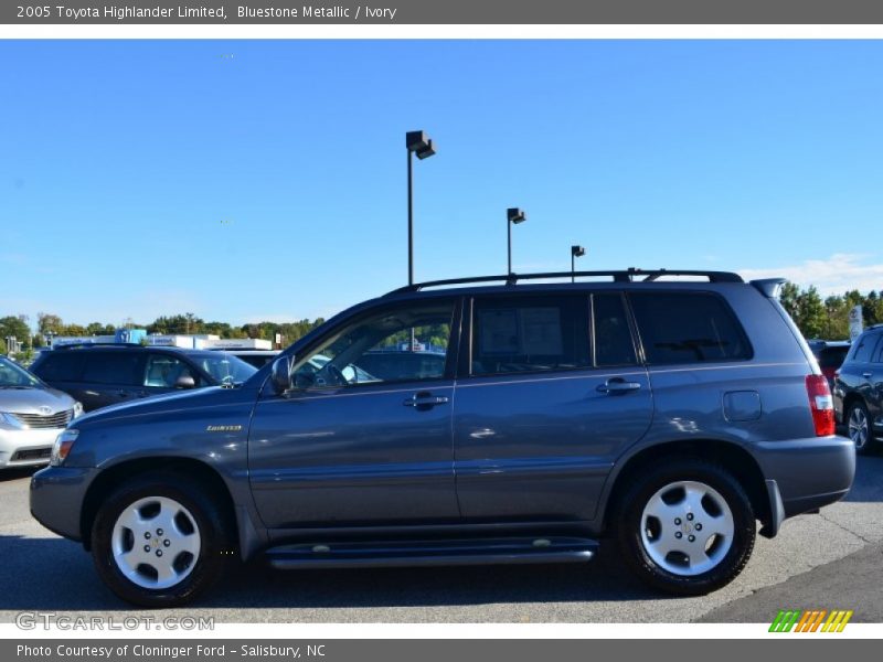 Bluestone Metallic / Ivory 2005 Toyota Highlander Limited