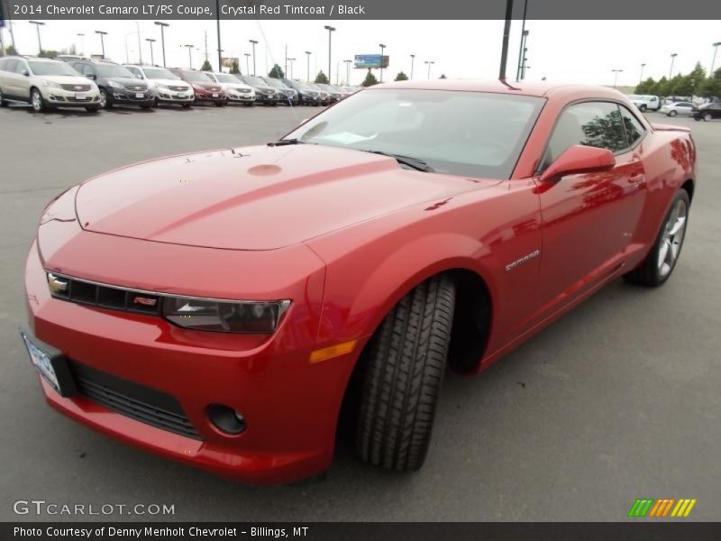 Crystal Red Tintcoat / Black 2014 Chevrolet Camaro LT/RS Coupe