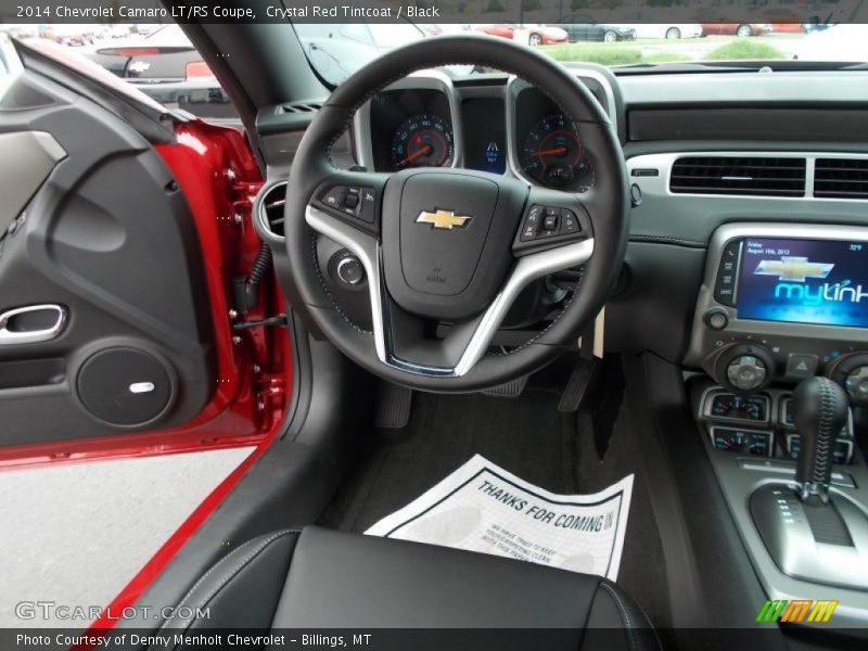 Crystal Red Tintcoat / Black 2014 Chevrolet Camaro LT/RS Coupe