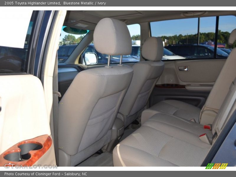 Bluestone Metallic / Ivory 2005 Toyota Highlander Limited