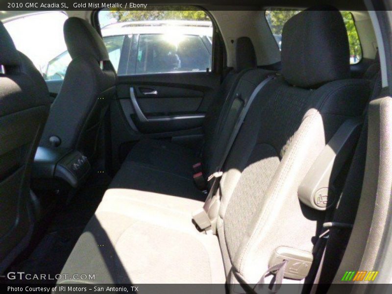 Gold Mist Metallic / Ebony 2010 GMC Acadia SL