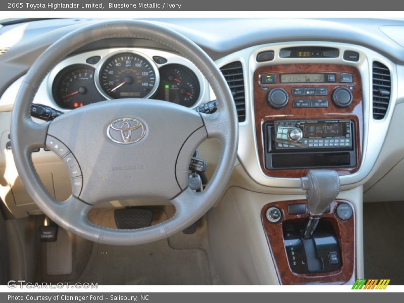 Bluestone Metallic / Ivory 2005 Toyota Highlander Limited