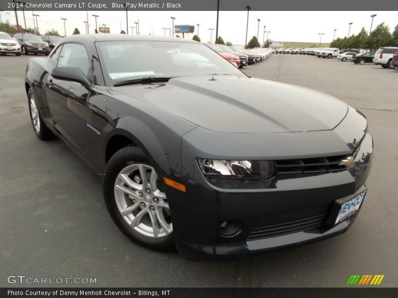 Blue Ray Metallic / Black 2014 Chevrolet Camaro LT Coupe