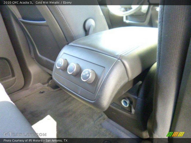 Gold Mist Metallic / Ebony 2010 GMC Acadia SL