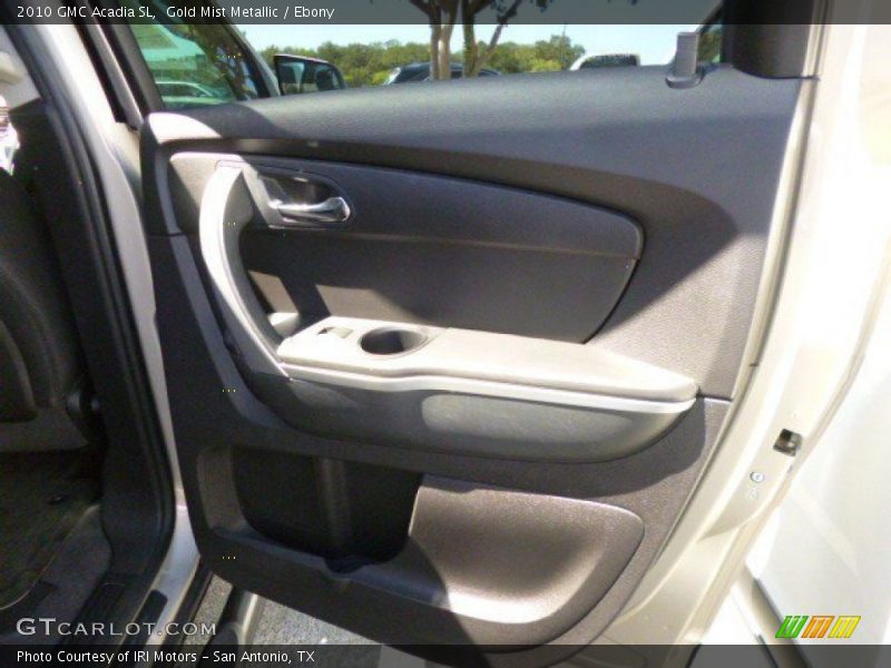 Gold Mist Metallic / Ebony 2010 GMC Acadia SL