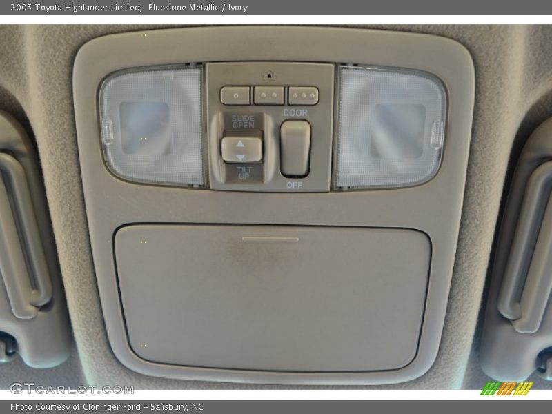 Bluestone Metallic / Ivory 2005 Toyota Highlander Limited