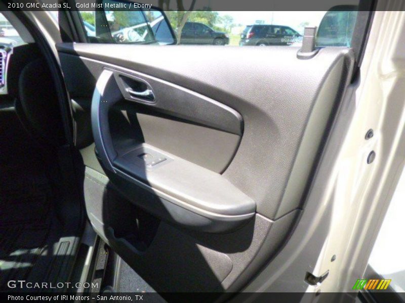 Gold Mist Metallic / Ebony 2010 GMC Acadia SL