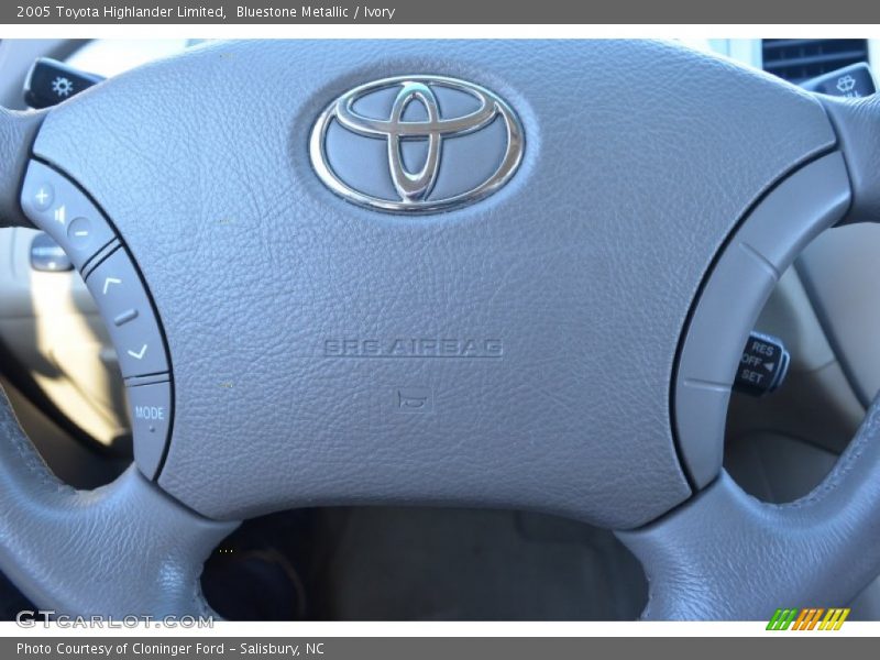 Bluestone Metallic / Ivory 2005 Toyota Highlander Limited