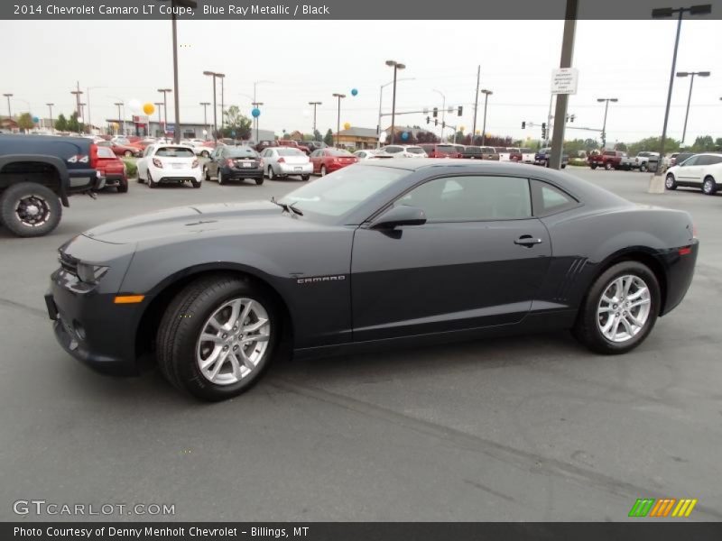 Blue Ray Metallic / Black 2014 Chevrolet Camaro LT Coupe