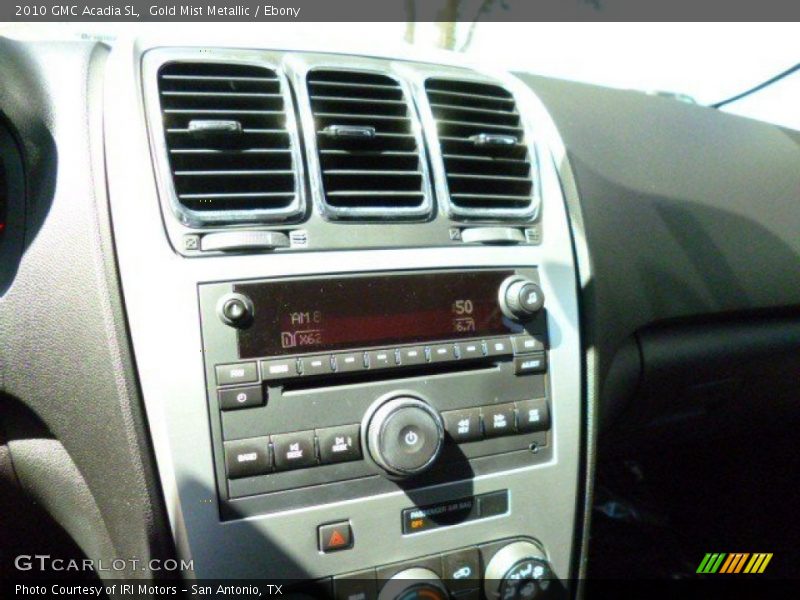 Gold Mist Metallic / Ebony 2010 GMC Acadia SL