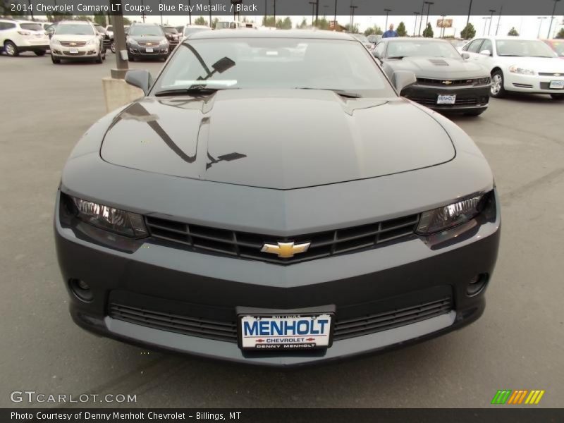 Blue Ray Metallic / Black 2014 Chevrolet Camaro LT Coupe