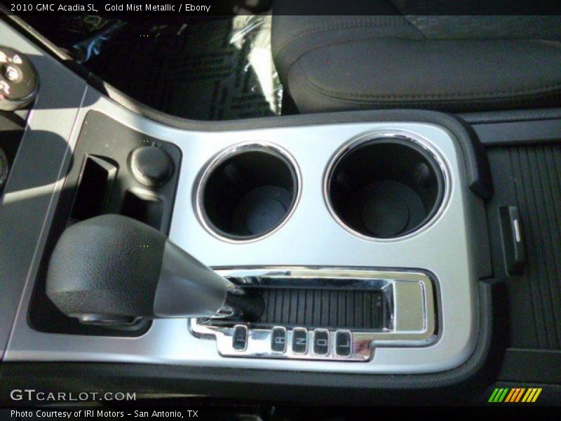 Gold Mist Metallic / Ebony 2010 GMC Acadia SL