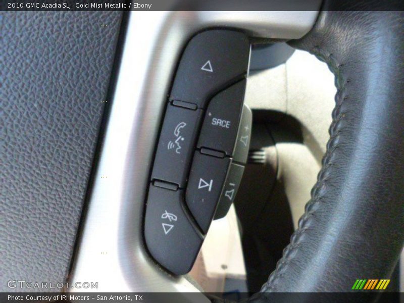 Gold Mist Metallic / Ebony 2010 GMC Acadia SL