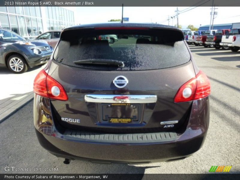 Black Amethyst / Black 2013 Nissan Rogue S AWD