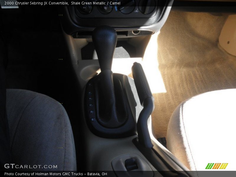 Shale Green Metallic / Camel 2000 Chrysler Sebring JX Convertible