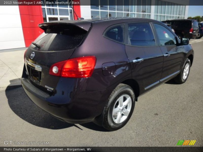 Black Amethyst / Black 2013 Nissan Rogue S AWD