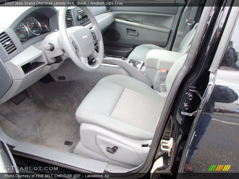 Black / Medium Slate Gray 2007 Jeep Grand Cherokee Laredo 4x4