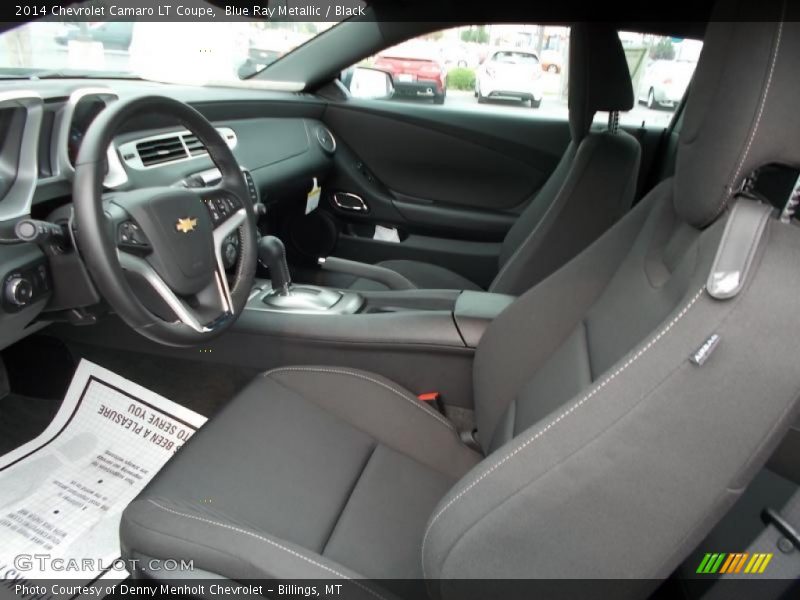Blue Ray Metallic / Black 2014 Chevrolet Camaro LT Coupe
