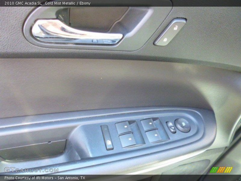 Gold Mist Metallic / Ebony 2010 GMC Acadia SL