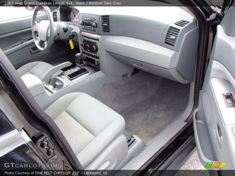 Black / Medium Slate Gray 2007 Jeep Grand Cherokee Laredo 4x4