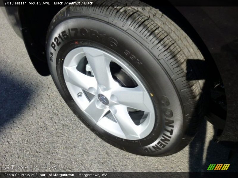 Black Amethyst / Black 2013 Nissan Rogue S AWD