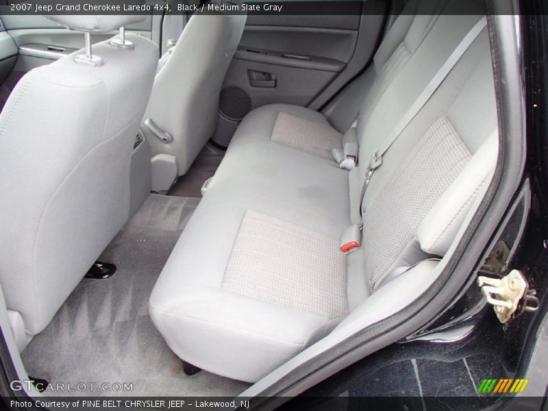Black / Medium Slate Gray 2007 Jeep Grand Cherokee Laredo 4x4